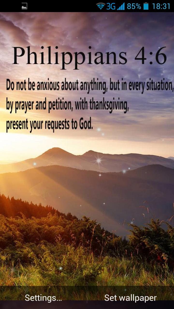 Bible Passages Live Wallpaper