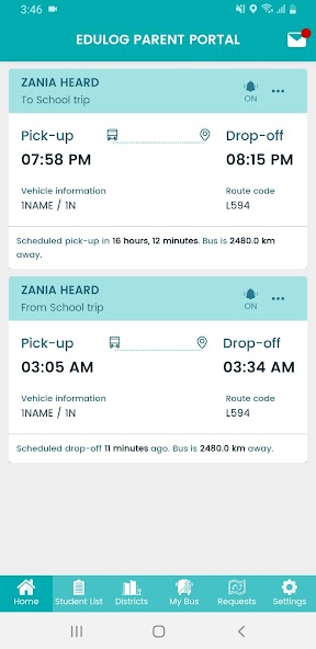 Edulog Parent Portal