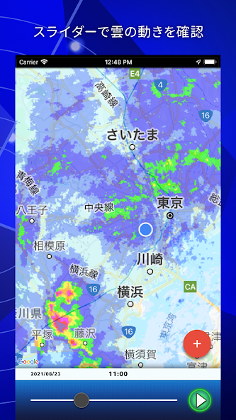 Tokyo Rain Map