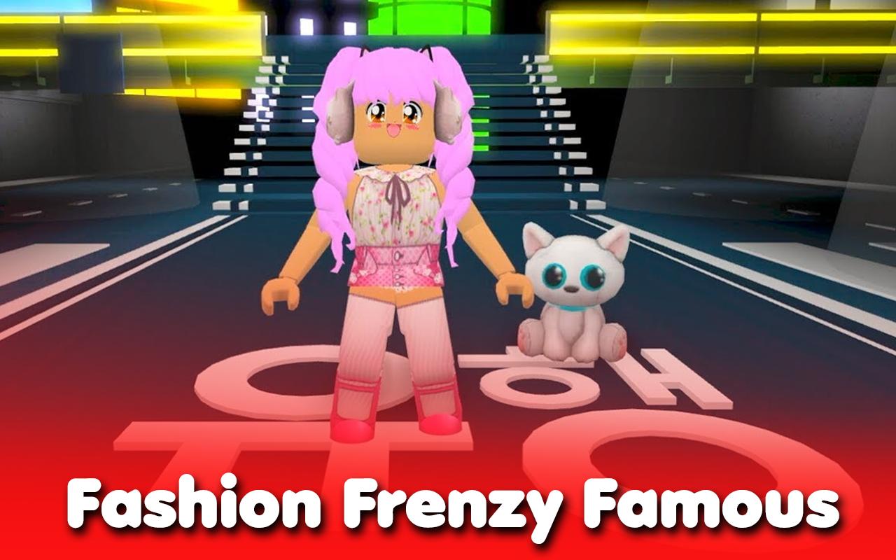 Hints Mod Frenzy Fashion Famous Roblox