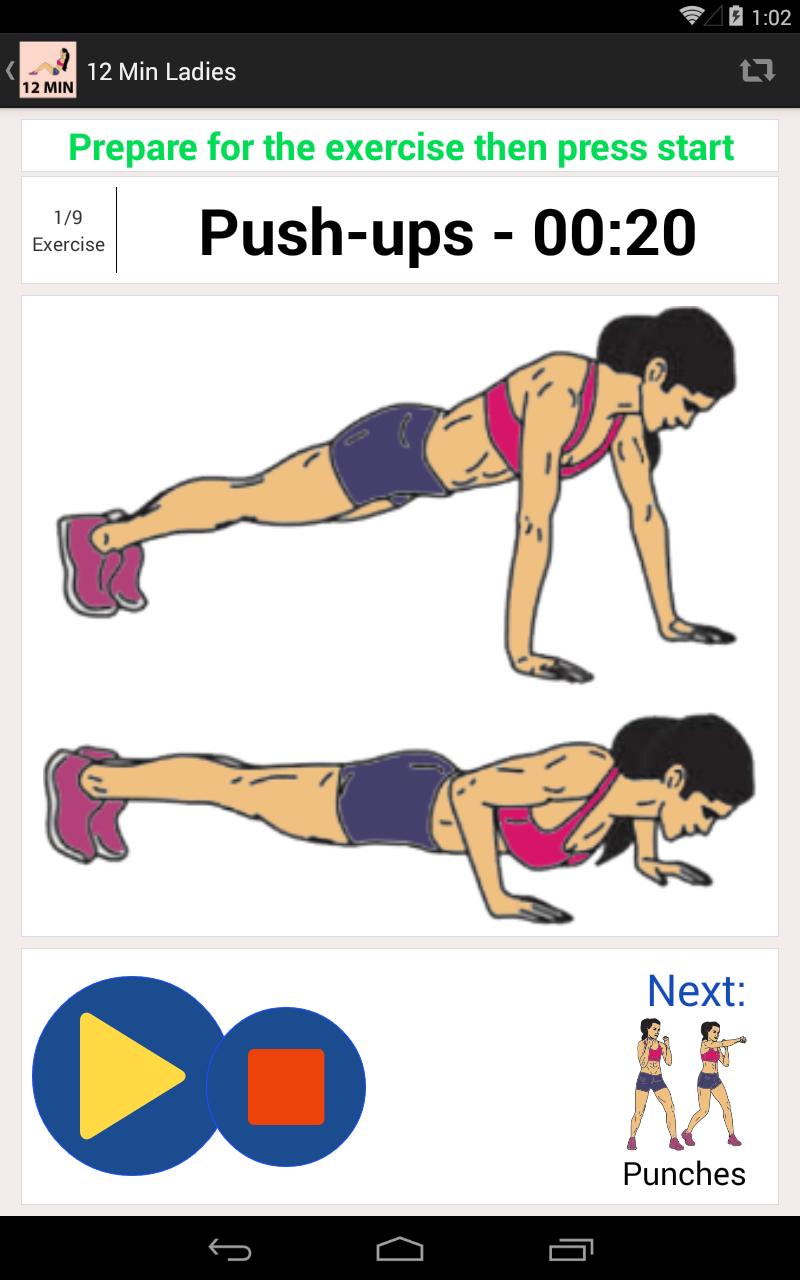 12 Minute Ladies Workout