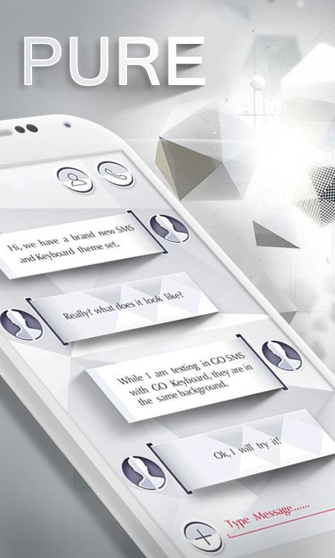 (FREE) GO SMS PRO PURE THEME