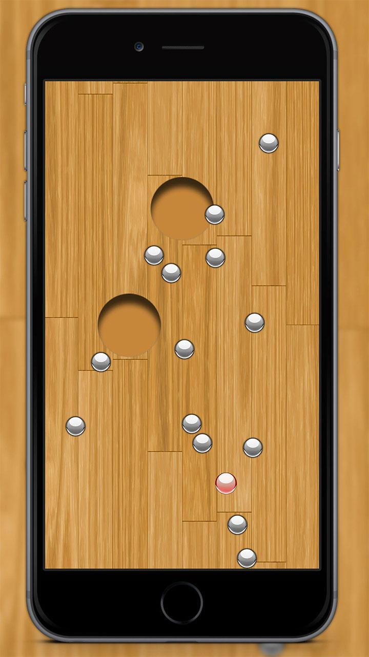 Roll Balls in the Hole