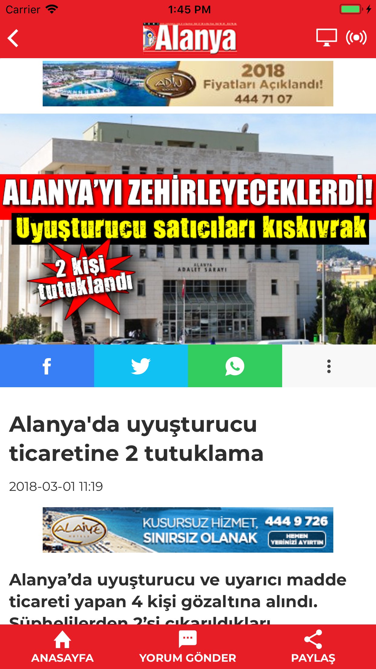 Yeni Alanya Gazetesi