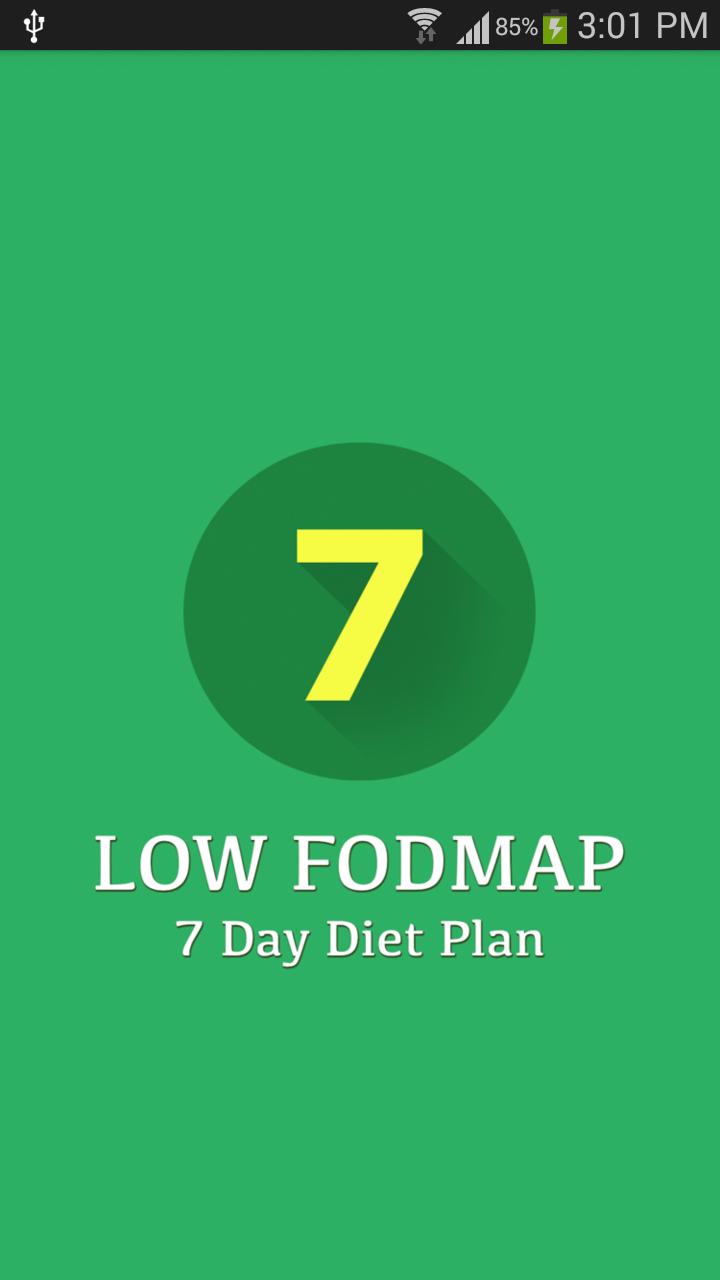 Low Fodmap Diet 7 Day Plan