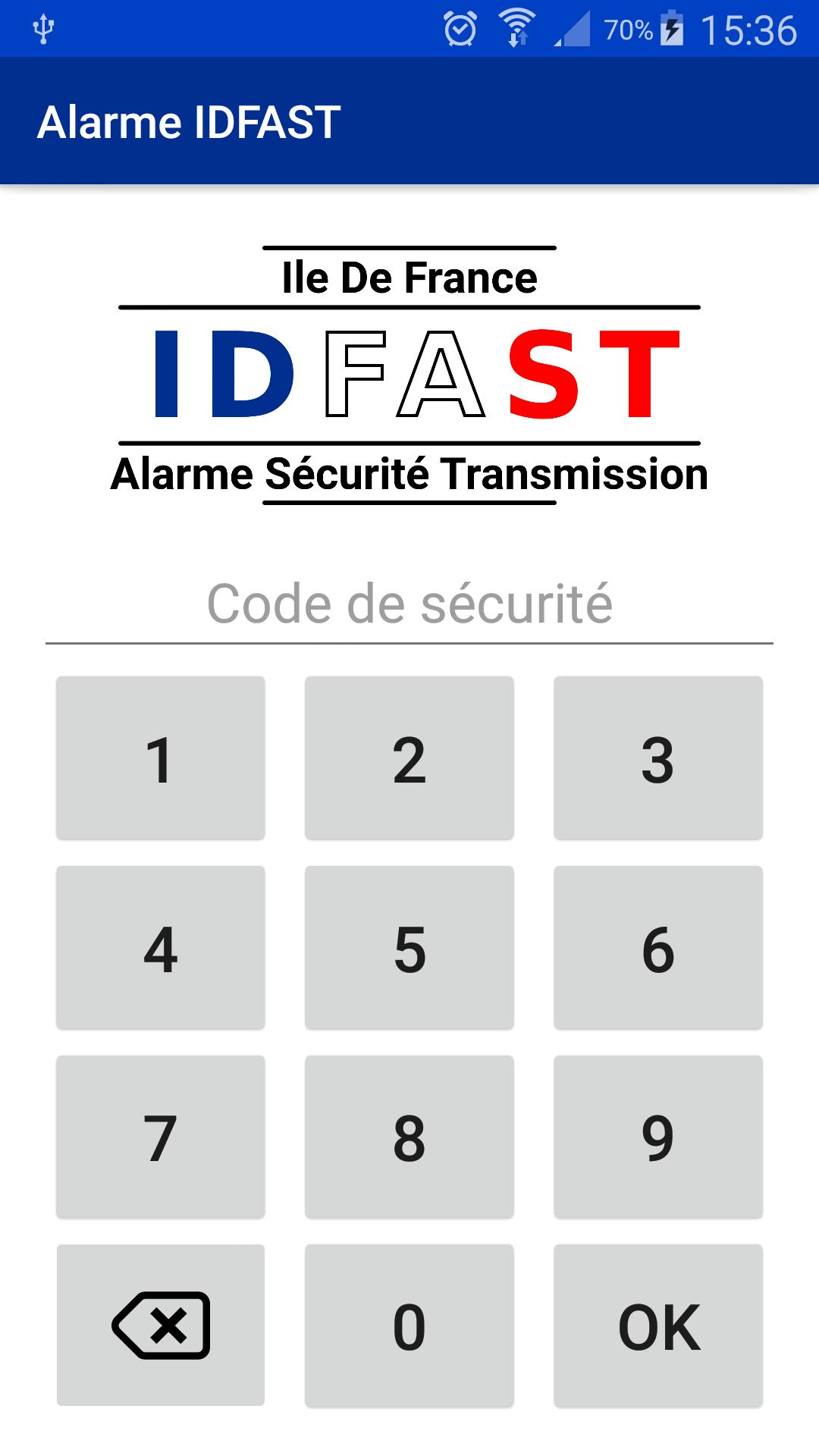 Alarme IDFAST
