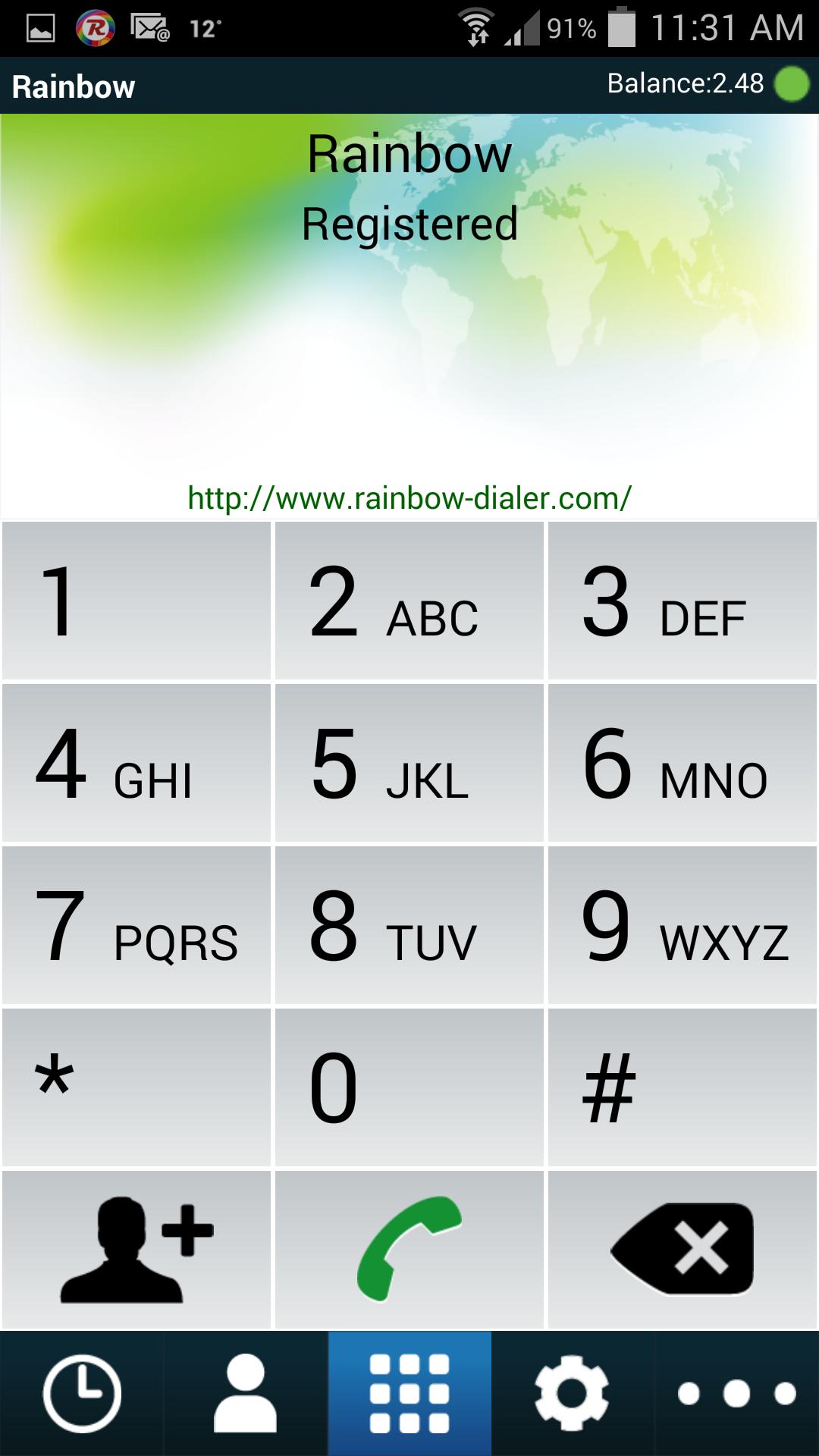 Rainbow IVR Mobile Dialer