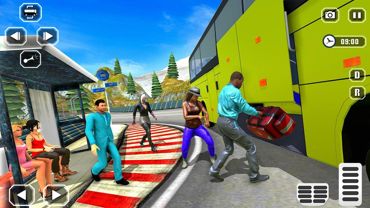 New US City Coach Bus Simulator Bus Driving Games