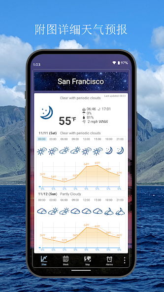 World Weather Clock Widget