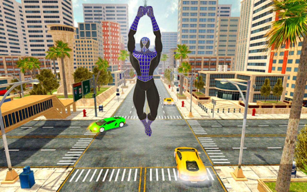 Superhero Spider Rope City Rescue Mission