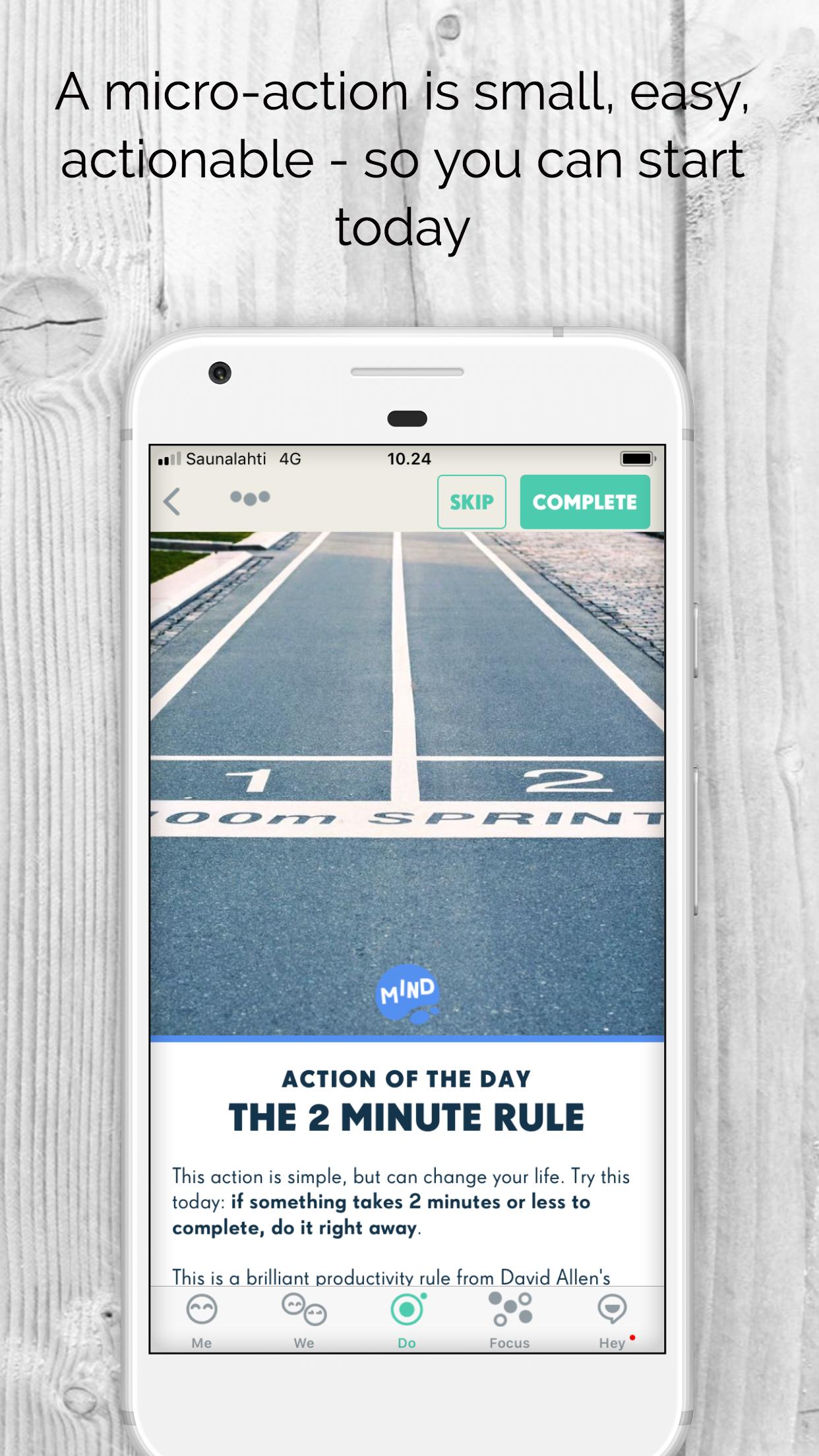 YOU: Small actions, big change