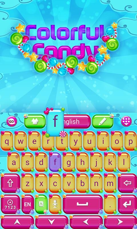 Colorful Candy Keyboard Theme