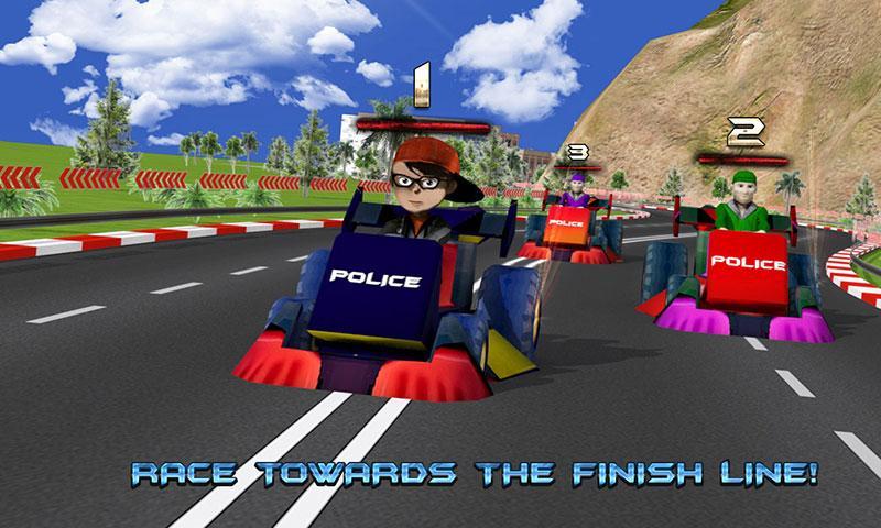 Kids Police Car Racing