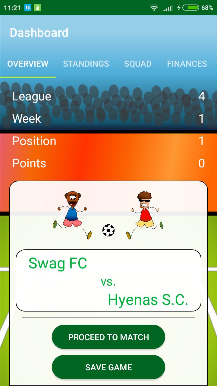 Simple Soccer Manager