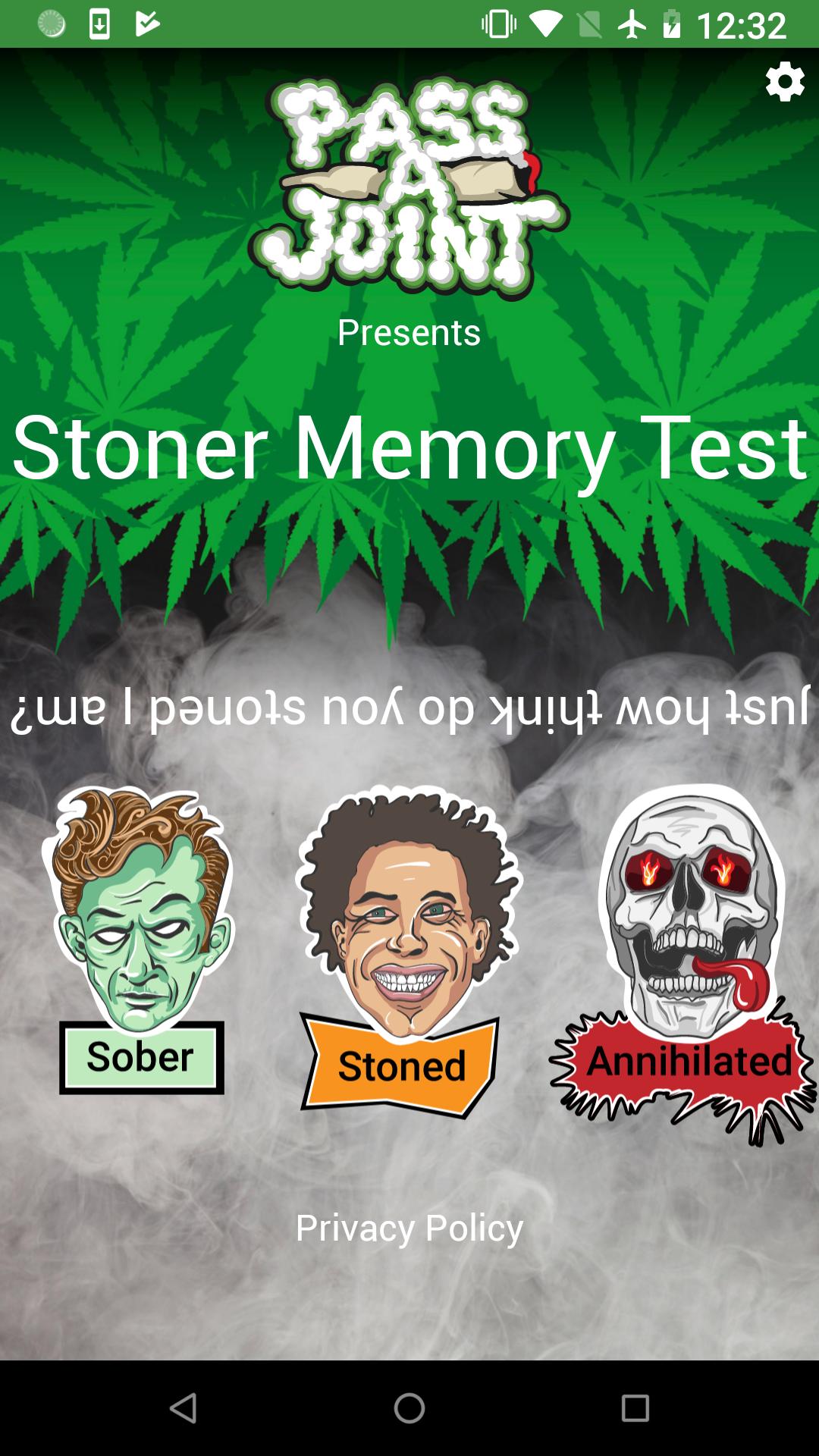 Stoner Memory Test