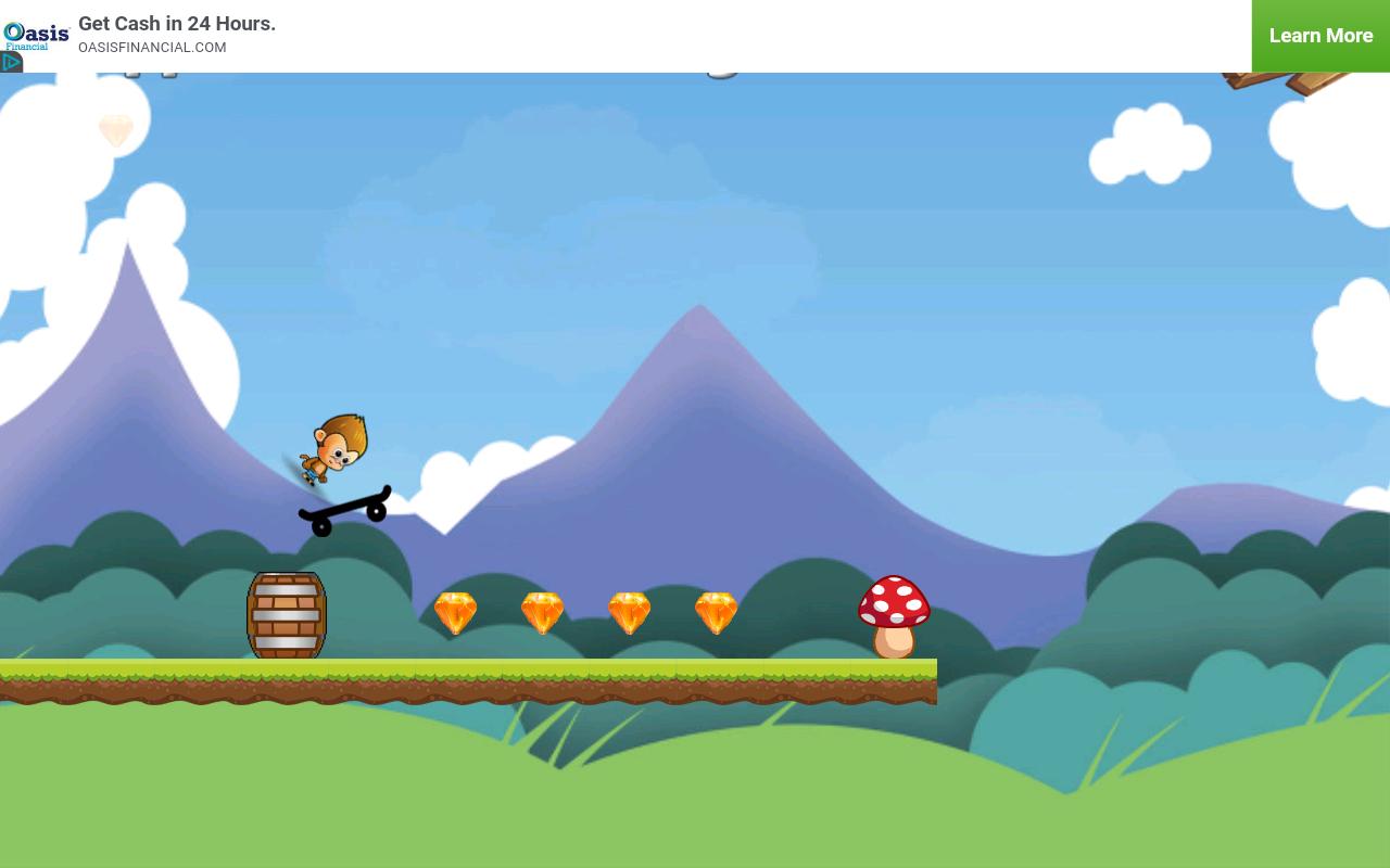 Baby Monkey Skate Run