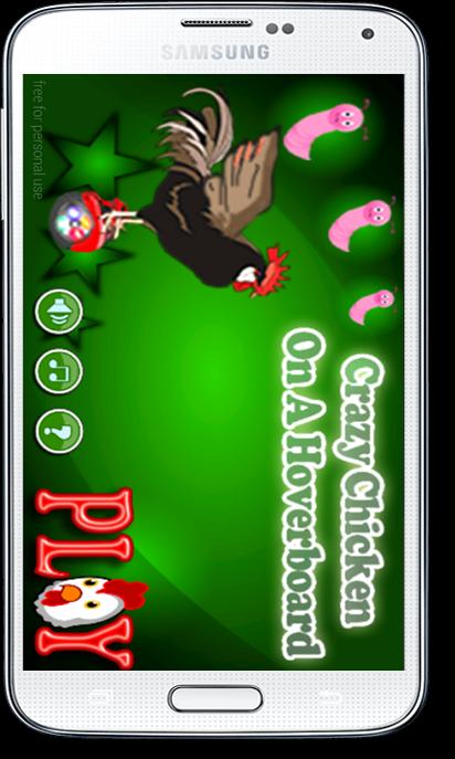 Crazy Chicken On A Hoverboard