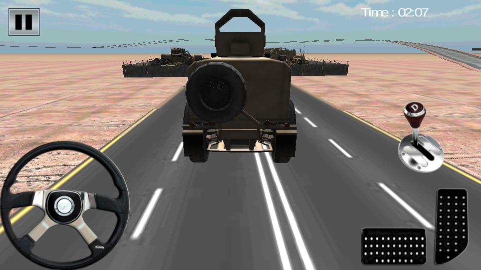 Military Vehicle 3D Parking