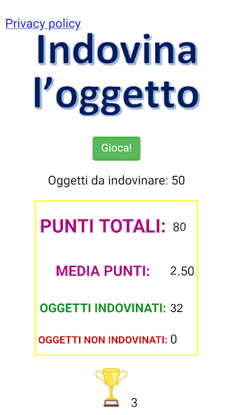 Indovina l'oggetto