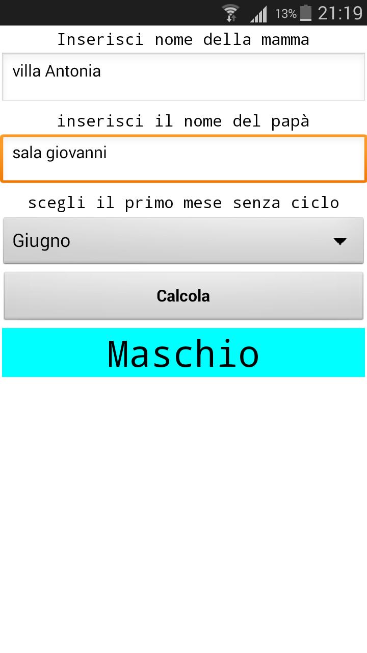 Maschio o femmina? Conta le R!