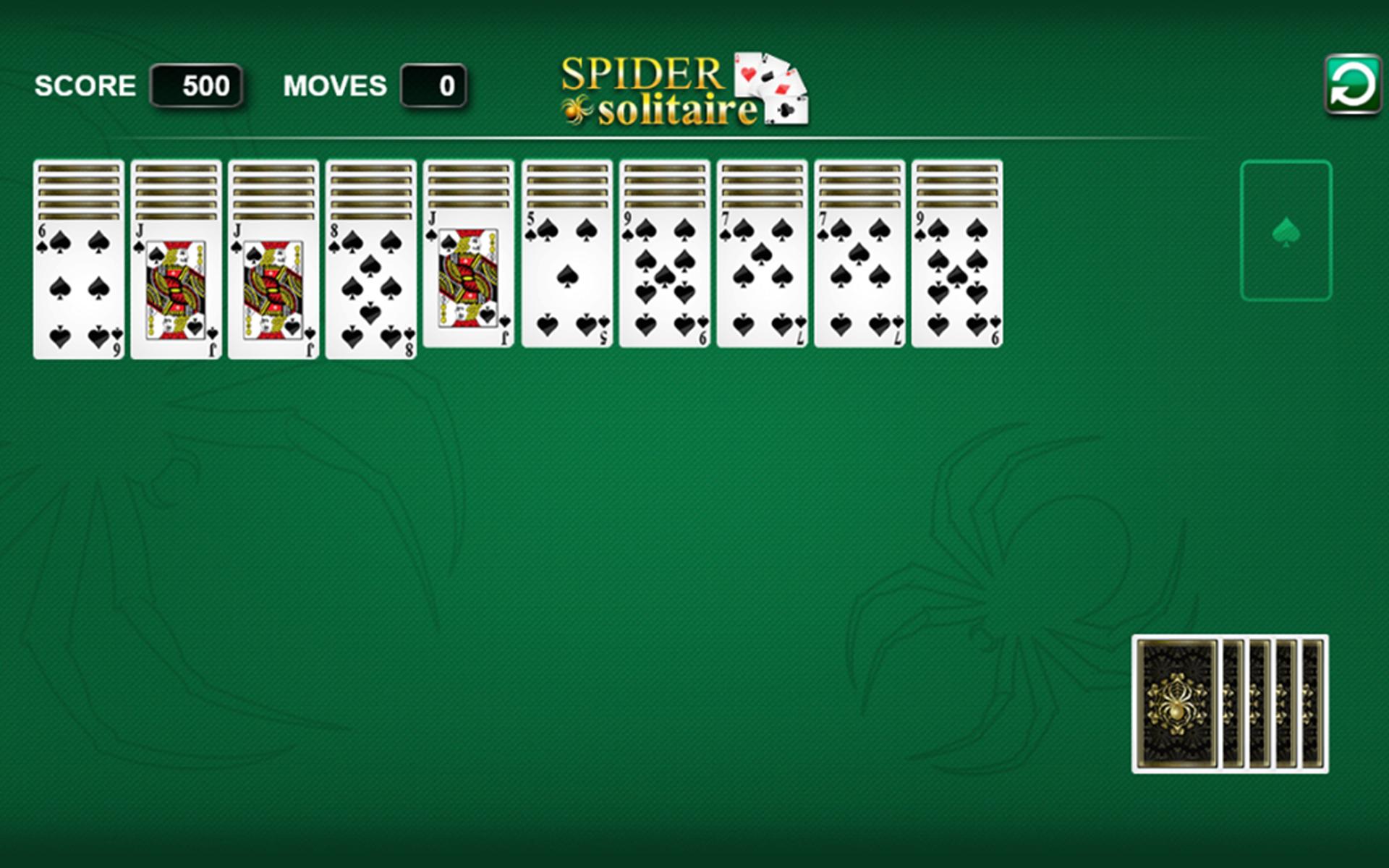 Solitaire Spider card