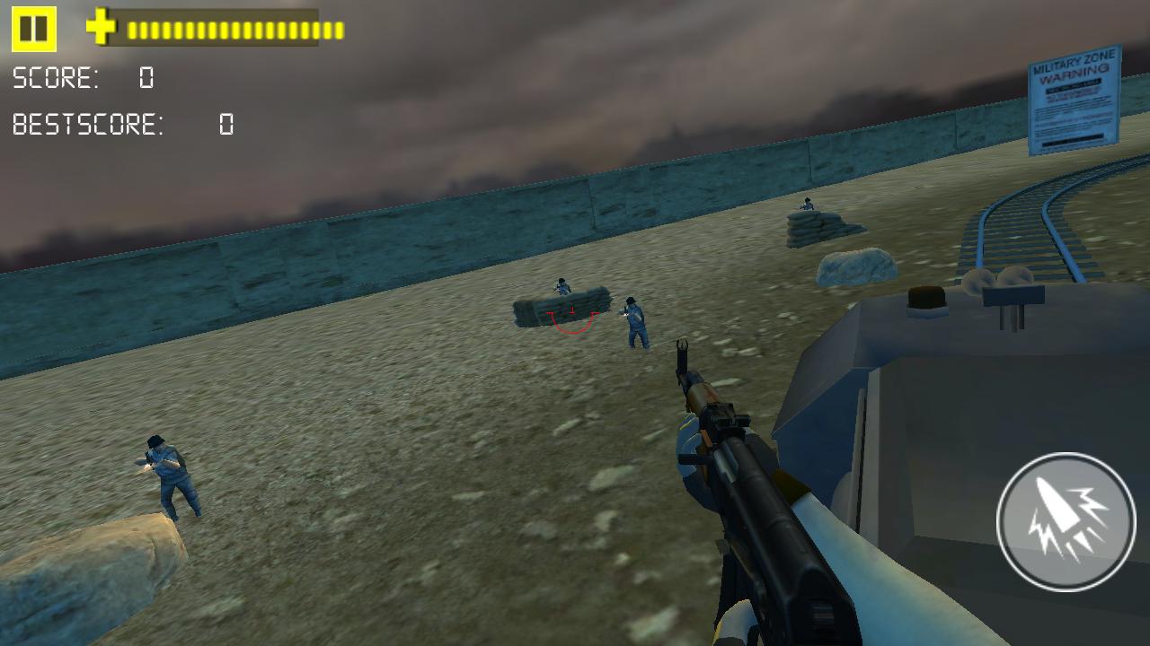 Assassin Shooting Train Game