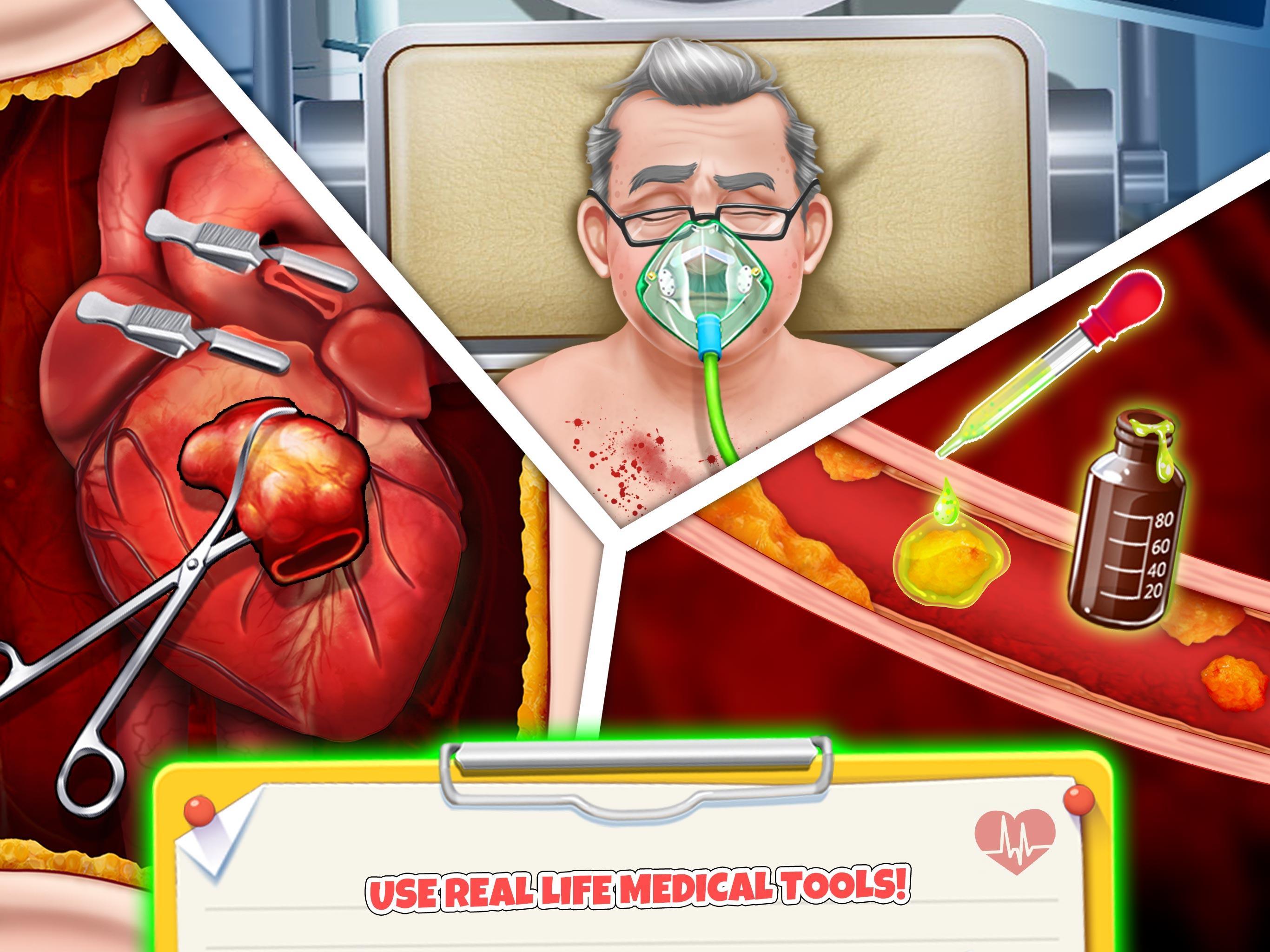 Emergency ER Heart Surgery: Doctor Simulator Games