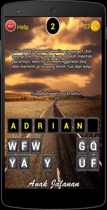 Kuis Anak Jalanan New Game