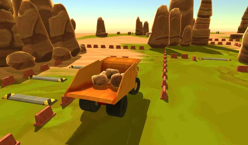 Big Truck Driving Cargo