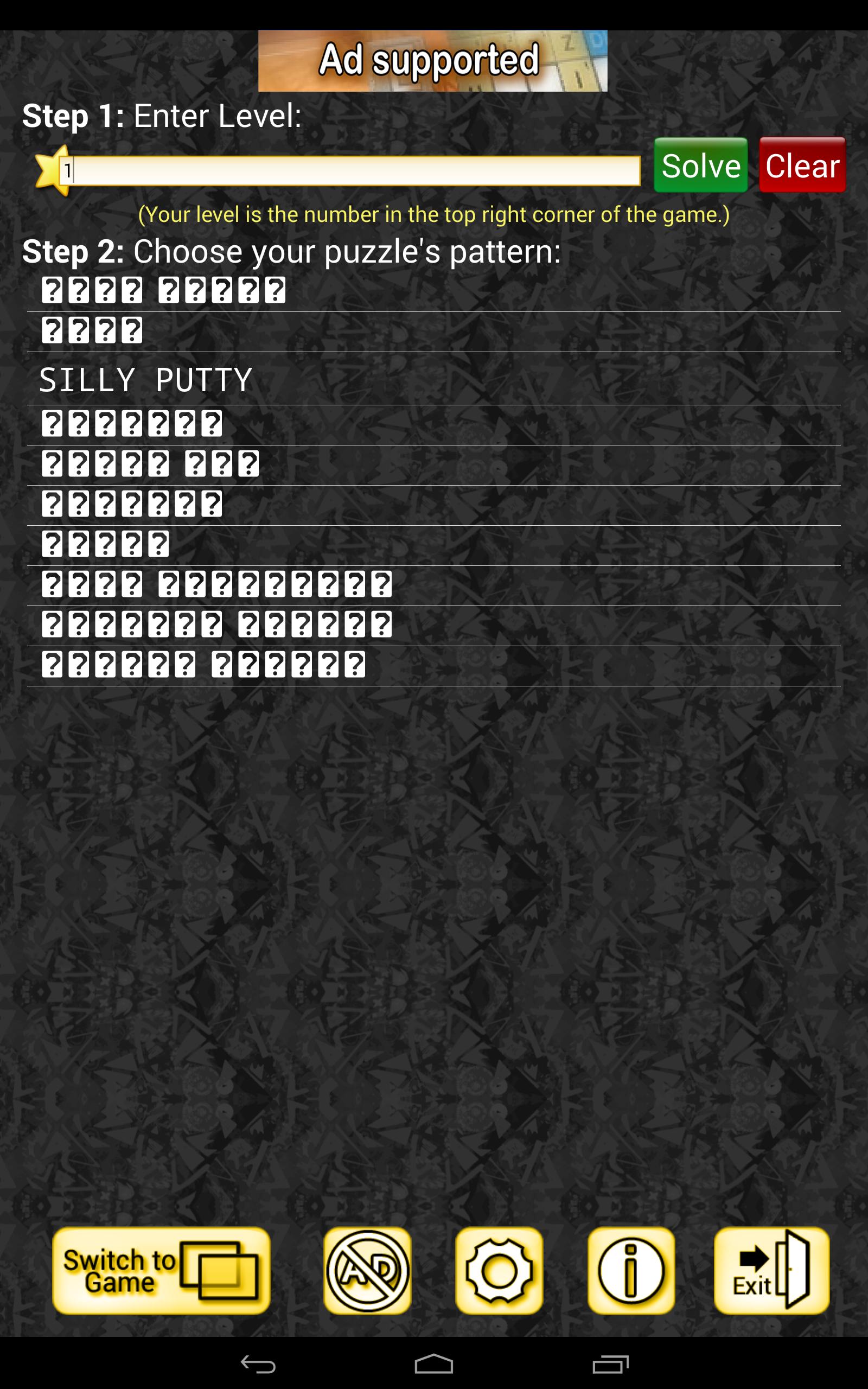 Cheat for 90s Guessing Game