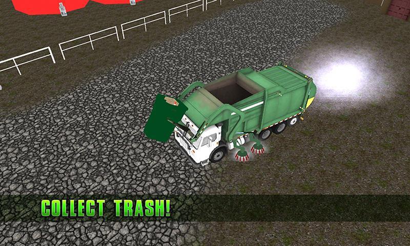 Garbage Truck Big City Driver