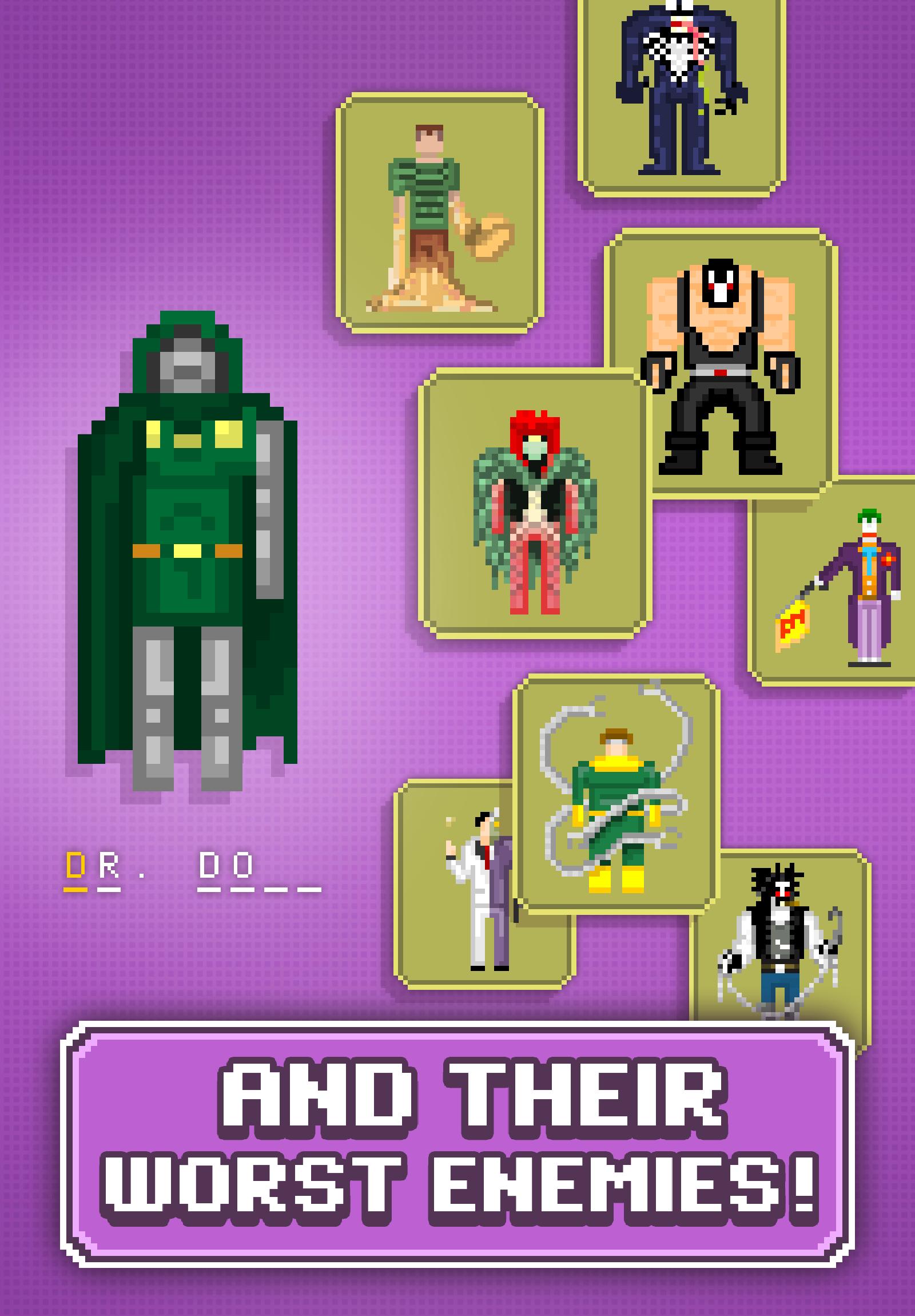 Guess the Pixel: Comics Heroes