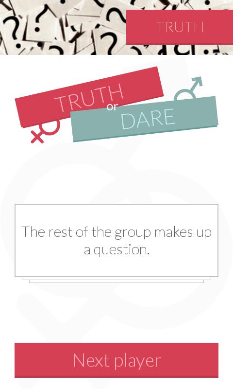 Erotic truth or dare