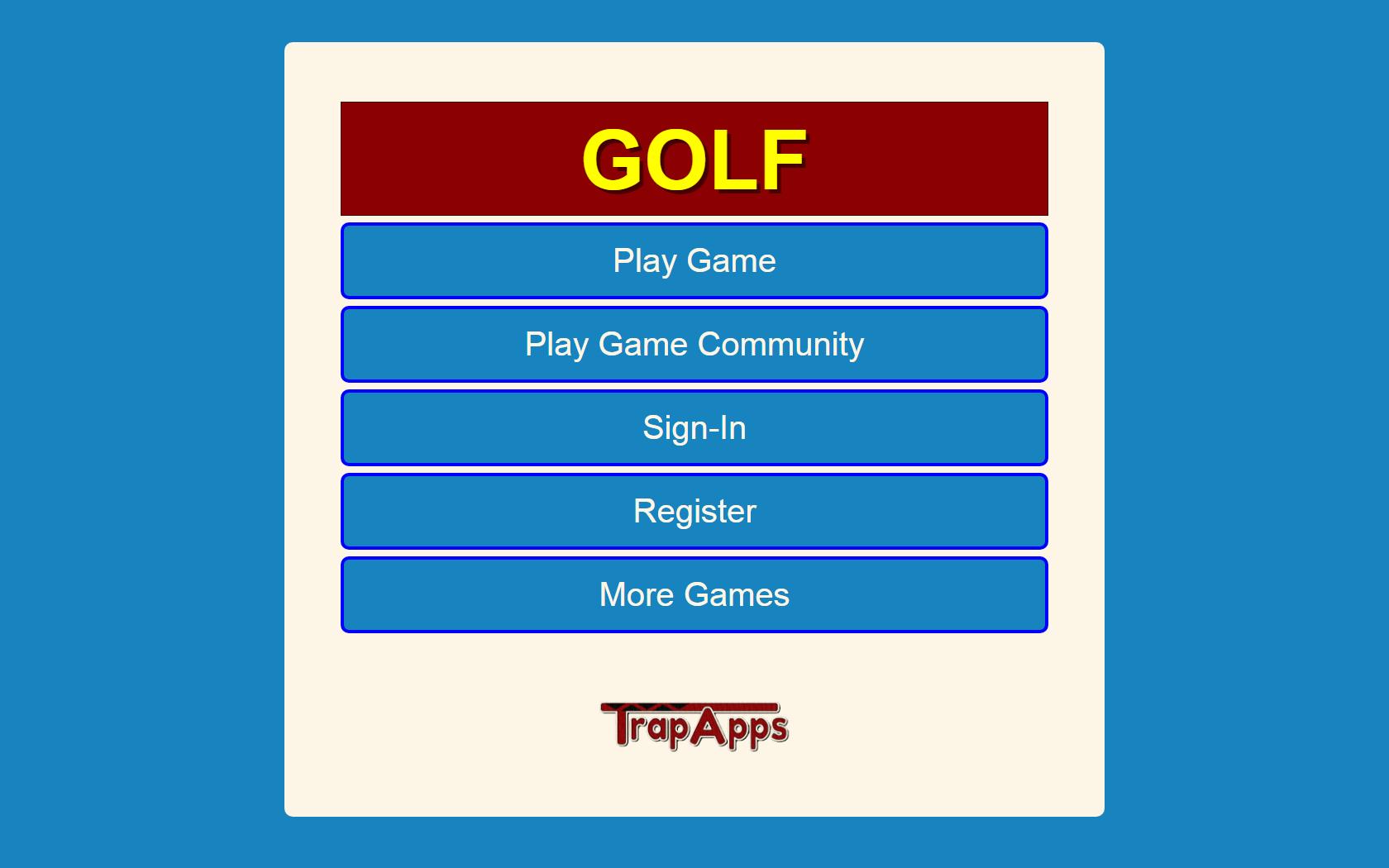 Golf (Cards)(TrapApps)