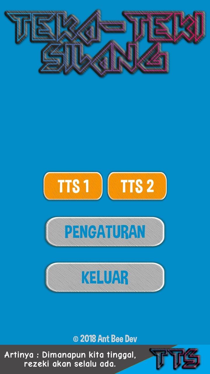 TTS: Teka-Teki Silang