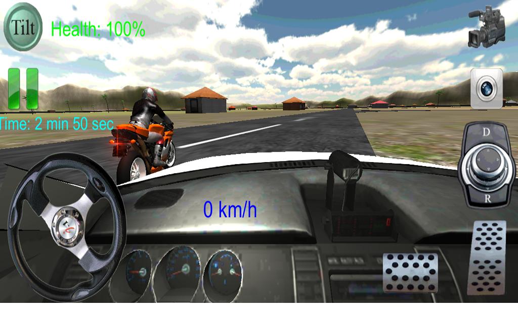 Real cops police chase 3D car