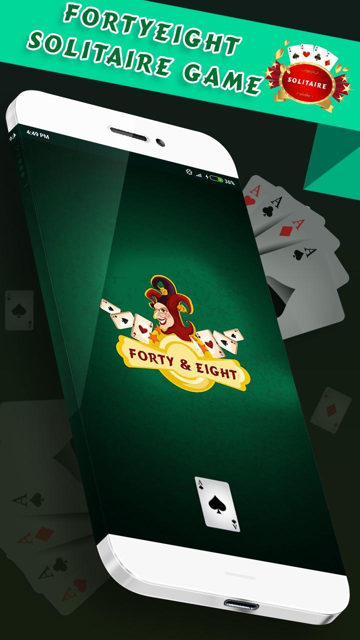 Forty & Eight Solitaire  -  Free Classic Card Game