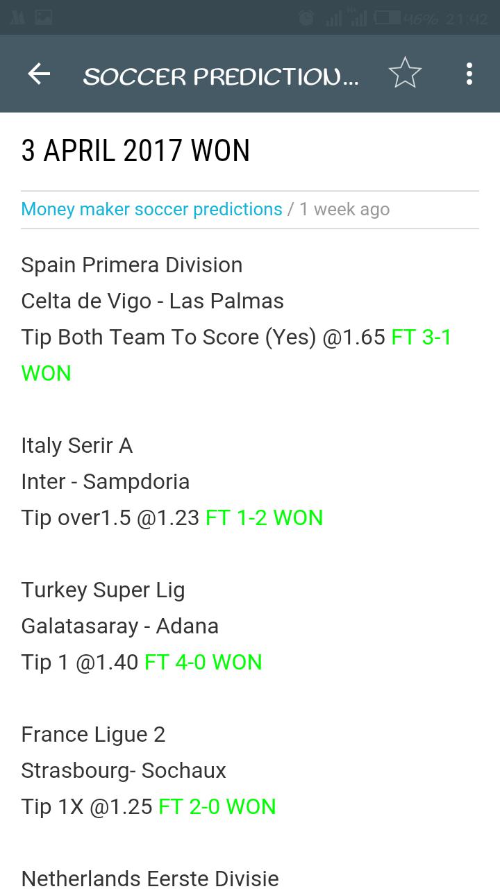 Money Maker Soccer Tips