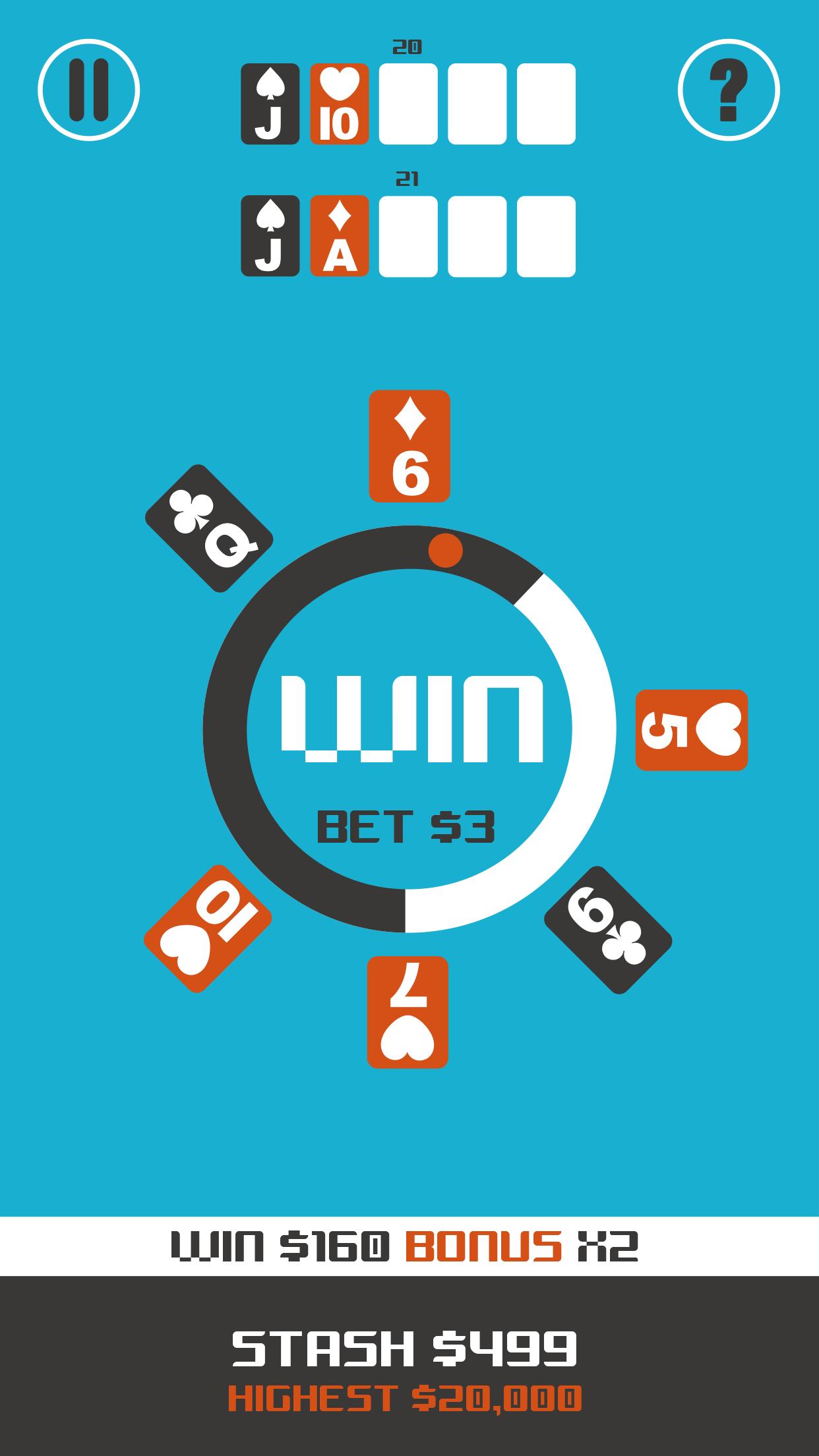 Pop Blackjack 21 - Lock And Load Your Cards!