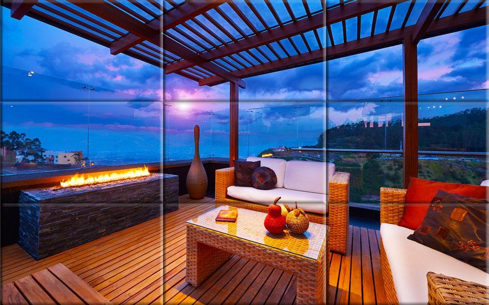 Tile puzzle - Beach Villa