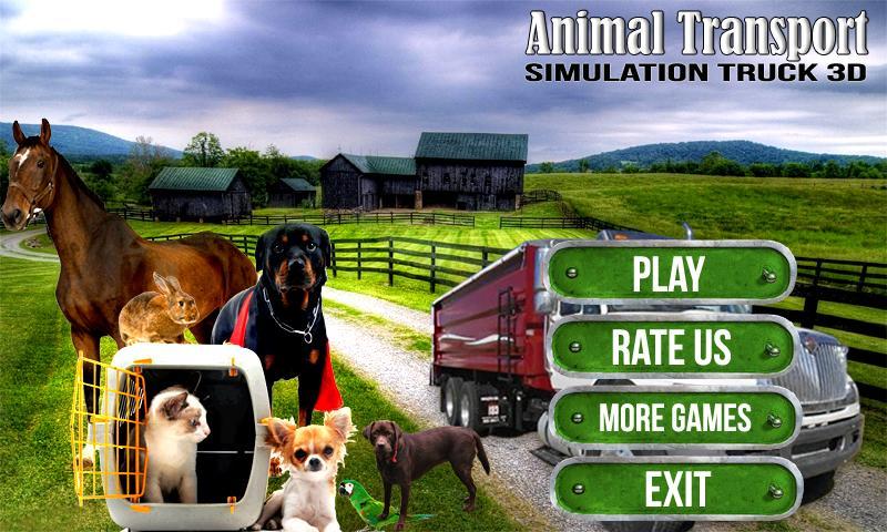 Animal Transport Truck 3D