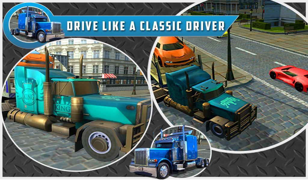 Car Transport Trailer Truck 4d