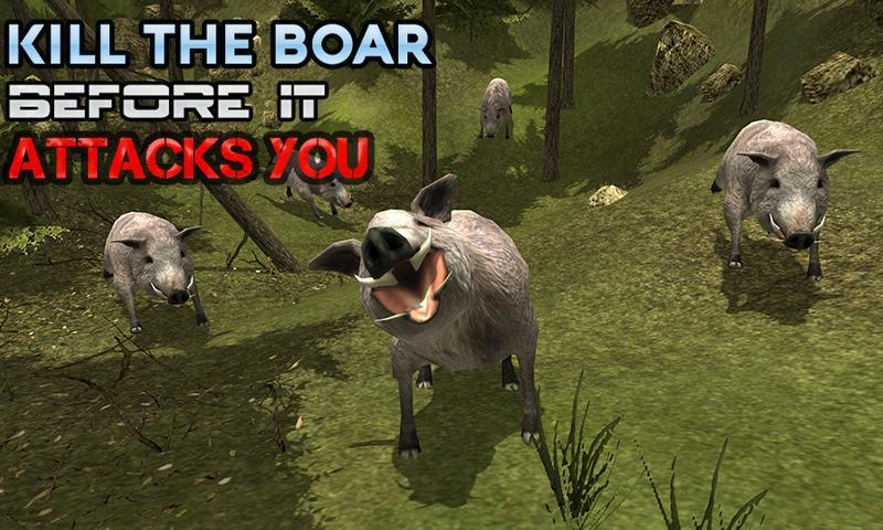 3D Wild Boar Hunter Simulator