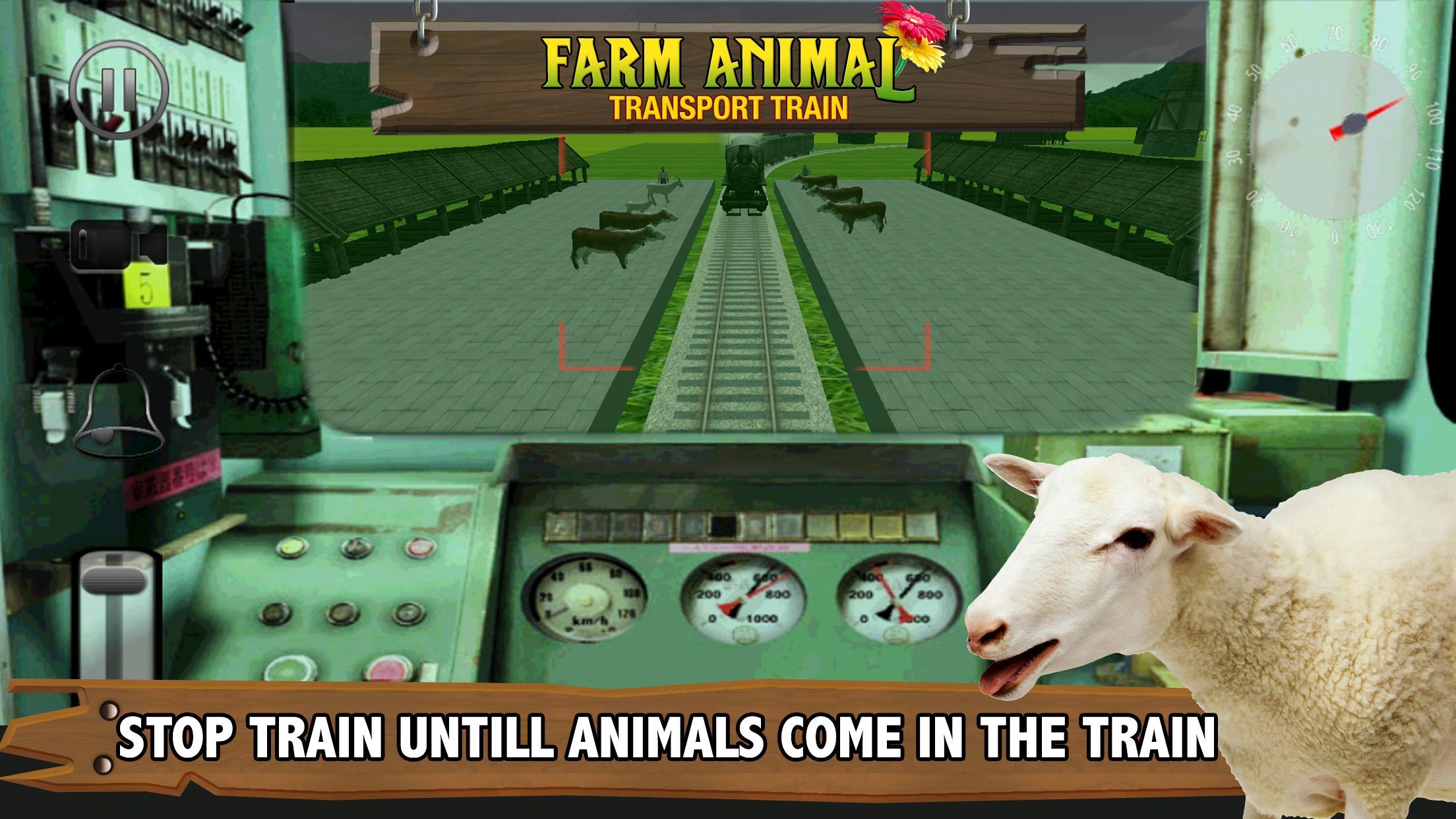 Farm Animals Transport Train