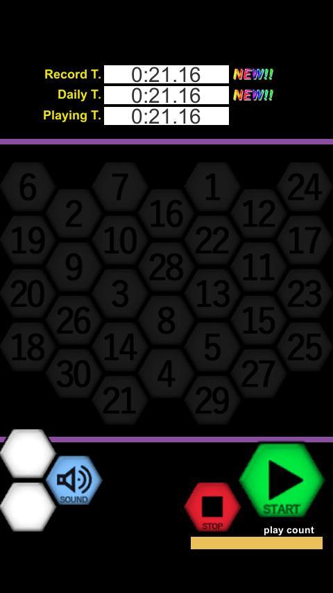 Tap 30 - Touch the numbers -