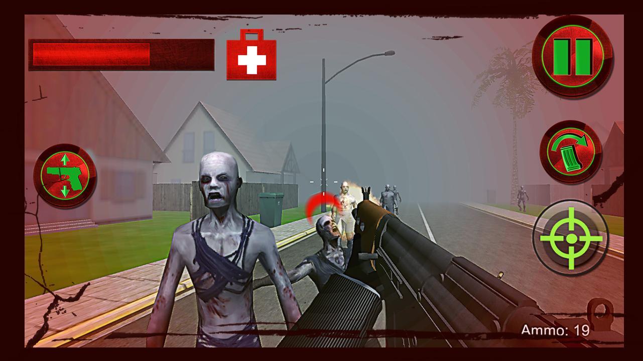 Zombie Defense: Dead Target 3D