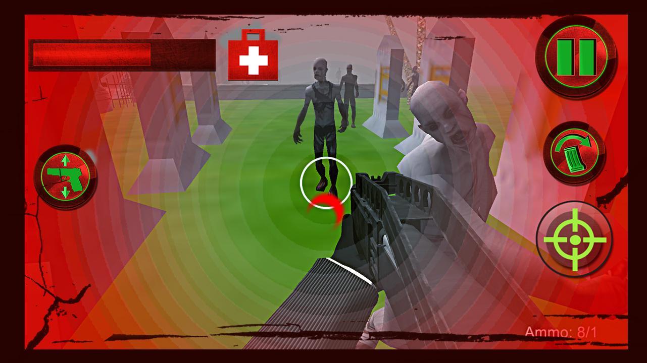 Zombie Defense: Dead Target 3D