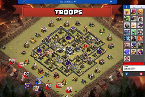 Clash Attack Planner