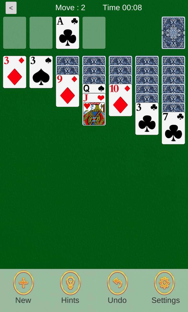 Classic Solitaire Card