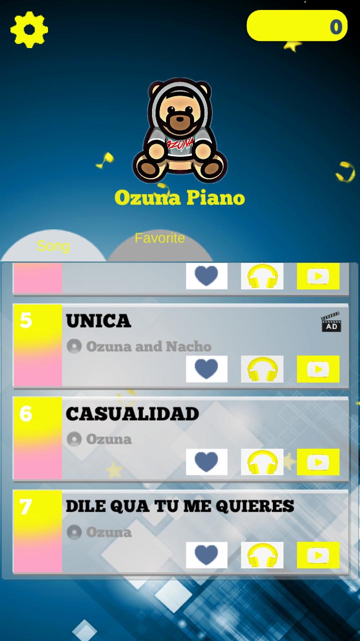 Ozuna Piano Tiles Game